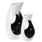 Modern floor vase, White Unique Trumpet Floor Vase, Home Interior Decoration, Modern Floor Vase, Tall Floor Vases for Entryway and Living Room And Office